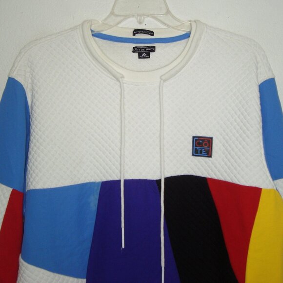 Cote De Nuits Retro Colorblock Pullover Size 2X - Picture 7 of 14